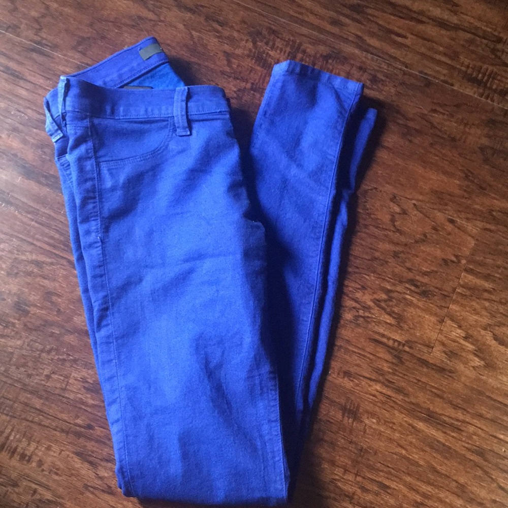 JBrand Coated Cobalt blue skinny jeans 25 - Picture 8 of 11
